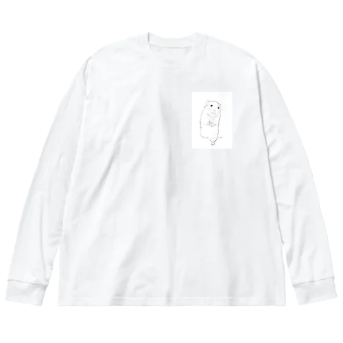 ハムスター ビッグシルエットロングスリーブTシャツ