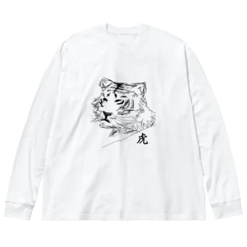 とらこ ビッグシルエットロングスリーブTシャツ