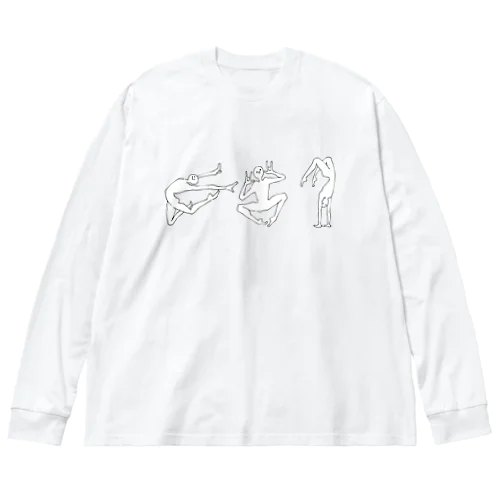 話を聞かねぇ奴ら🪄 Big Long Sleeve T-Shirt