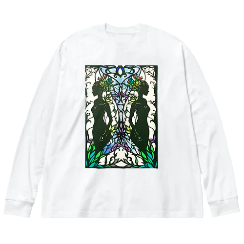 『自立』 Big Long Sleeve T-Shirt