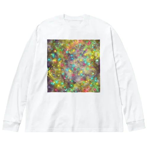 GalaxyNightNo.14 ビッグシルエットロングスリーブTシャツ