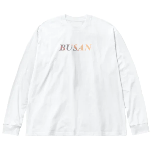 Busan 부산 釜山 ビッグシルエットロングスリーブTシャツ