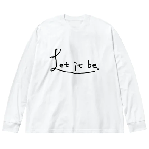 Let it be.グッズ ビッグシルエットロングスリーブTシャツ