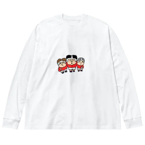 スクラム ラガーくん ラグビー ビッグシルエットロングスリーブTシャツ