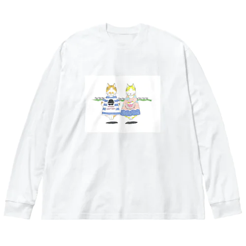 またね猫 Big Long Sleeve T-Shirt