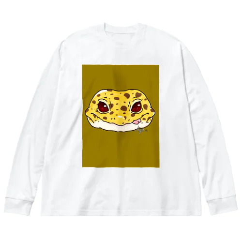 レオパのカラメルちゃん ビッグシルエットロングスリーブTシャツ