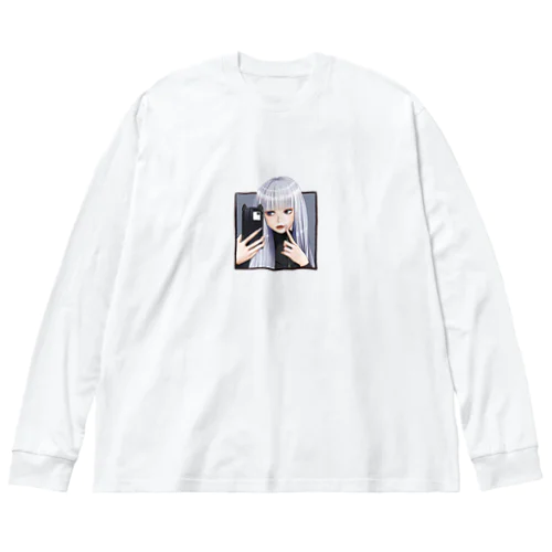 強系女の子 Big Long Sleeve T-Shirt