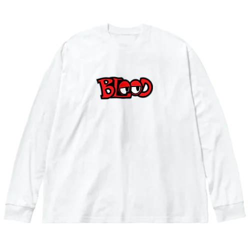 BLOOD ビッグシルエットロングスリーブTシャツ