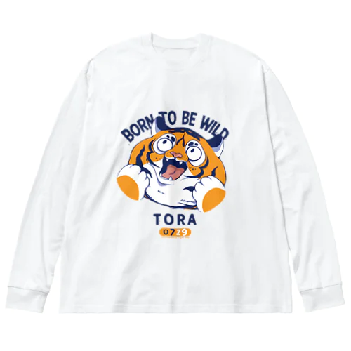 BORN TO BE WILD (COLOR) ビッグシルエットロングスリーブTシャツ