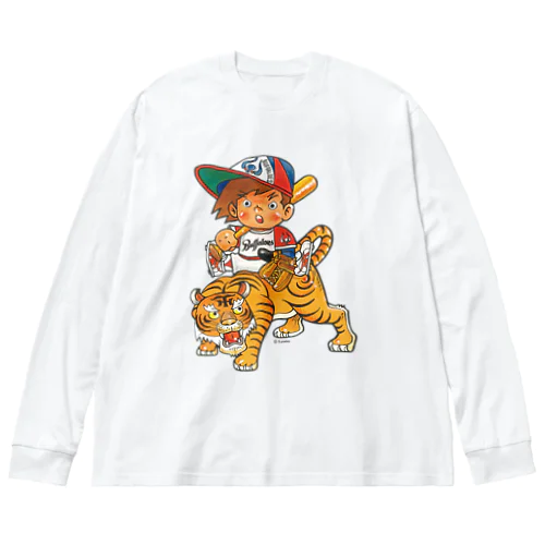 『虎！とら！トラ！』【バッファ君】 Big Long Sleeve T-Shirt