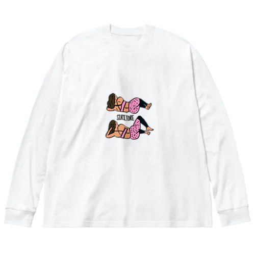 尻とれちゃん ビッグシルエットロングスリーブTシャツ