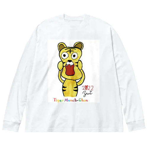 虎ムンクちゃん『Tiger Munch-Chan 2022』 ビッグシルエットロングスリーブTシャツ