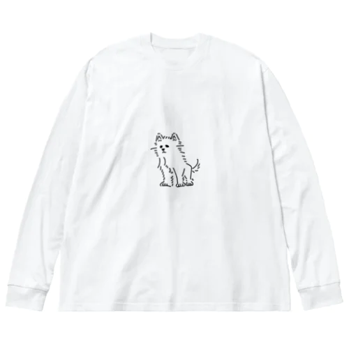 かわいいぬ ビッグシルエットロングスリーブTシャツ