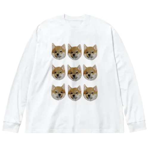 柴犬がいっぱい Big Long Sleeve T-Shirt