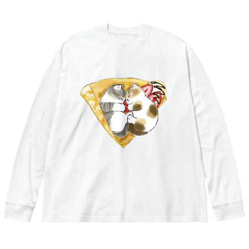 にゃんこクレープ Big Long Sleeve T-Shirt