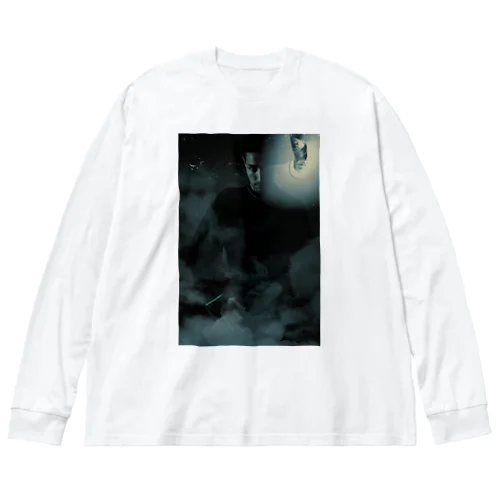 波無座 = HAMZA 4 Big Long Sleeve T-Shirt