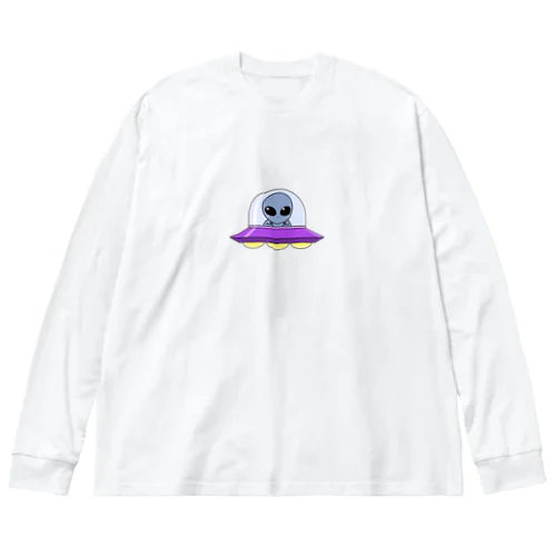 👽 ビッグシルエットロングスリーブTシャツ