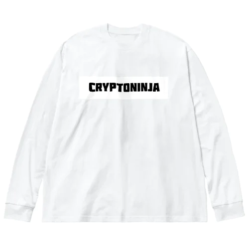 CryptoNinja ロゴ入りTシャツ ビッグシルエットロングスリーブTシャツ