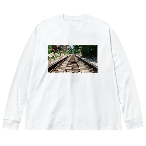 【世界一周旅】ベトナム編ハノイトレインストリート Big Long Sleeve T-Shirt