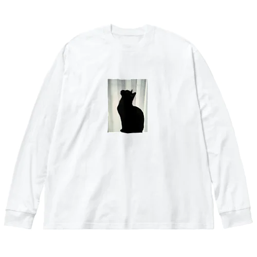 黒猫たずくん♡ ビッグシルエットロングスリーブTシャツ