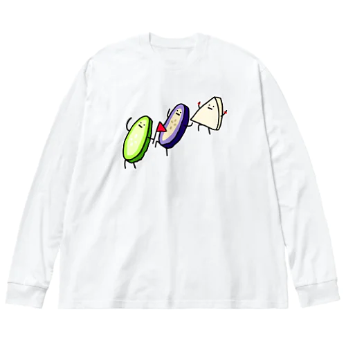 お新香行進 Big Long Sleeve T-Shirt