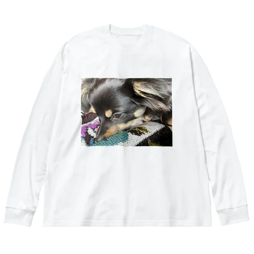 愛しのワン公、まろち Big Long Sleeve T-Shirt