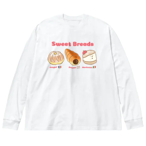甘いパンAセット ビッグシルエットロングスリーブTシャツ