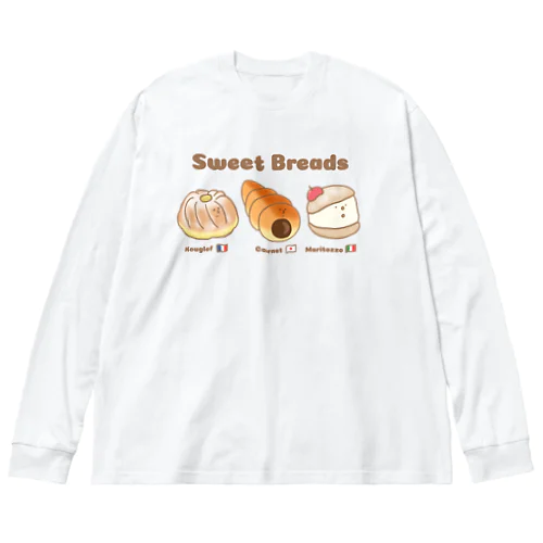 甘いパンAセット ビッグシルエットロングスリーブTシャツ