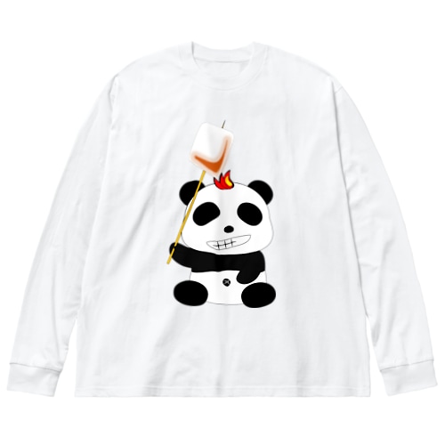 焚き火パンダ Big Long Sleeve T-Shirt