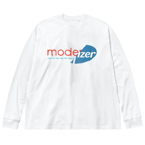 モデルナファイザー混合接種ワクチン Big Long Sleeve T-Shirt