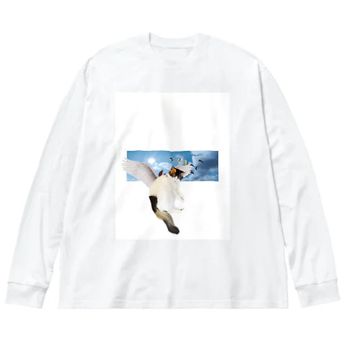 2022 猫 Big Long Sleeve T-Shirt