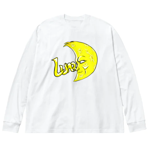 月 Big Long Sleeve T-Shirt