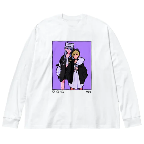 90's Girls ビッグシルエットロングスリーブTシャツ