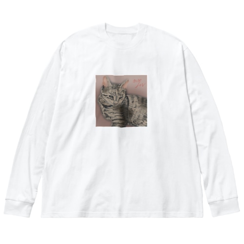 あずき猫 Big Long Sleeve T-Shirt