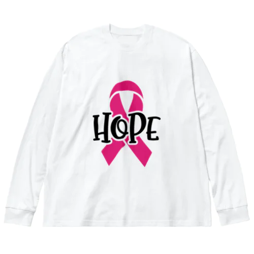 Breast Cancer HOPE  乳がんの希望 Big Long Sleeve T-Shirt