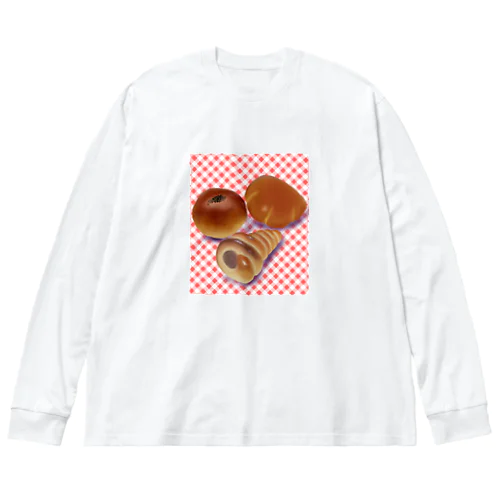 菓子パンず ビッグシルエットロングスリーブTシャツ