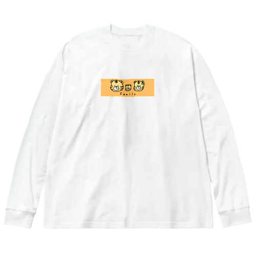 トラさんちの家族 ボックスロゴ Big Long Sleeve T-Shirt