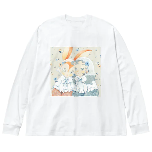 girls ビッグシルエットロングスリーブTシャツ