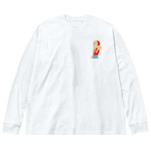 Sashay Away 文字抜き ビッグシルエットロングスリーブTシャツ