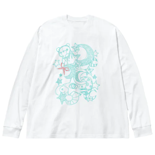 はさみくみゃスター ビッグシルエットロングスリーブTシャツ