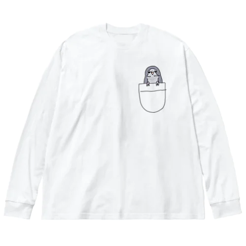 我が家のヨルちゃん ビッグシルエットロングスリーブTシャツ