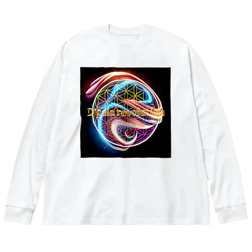 D’gaia revolution 変容 Big Long Sleeve T-Shirt