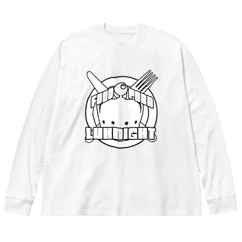 飯テロルーナイト ビッグシルエットロングスリーブTシャツ