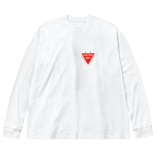 射出座席マーク（ワンポイント） Big Long Sleeve T-Shirt