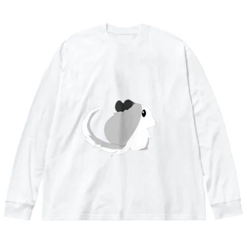 ホワイトチンチラ Big Long Sleeve T-Shirt