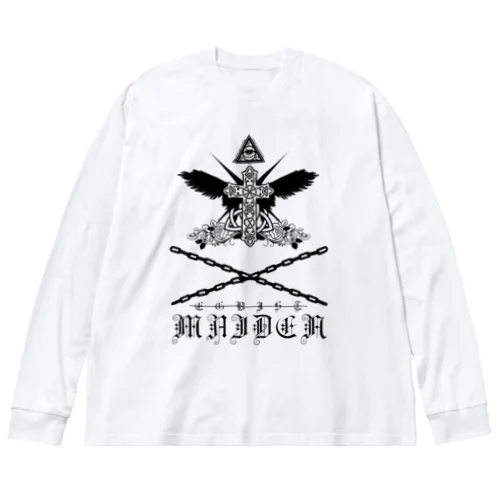 「封印」 ビッグシルエットロングスリーブTシャツ