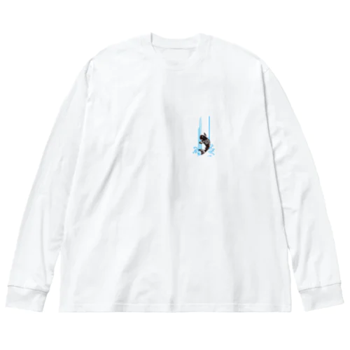 鯉の滝登り（ワンポイント） Big Long Sleeve T-Shirt