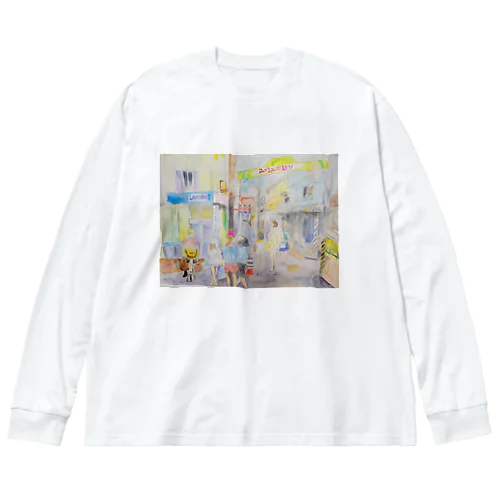 みなみ中通り商店街 Big Long Sleeve T-Shirt