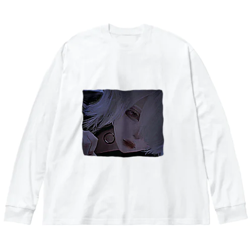 飼猫 Big Long Sleeve T-Shirt