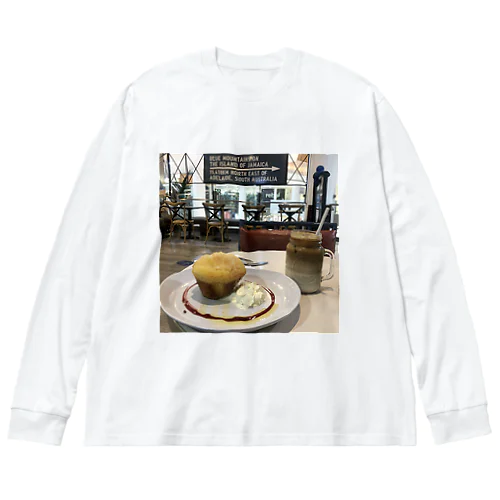 いつものカフェ ビッグシルエットロングスリーブTシャツ